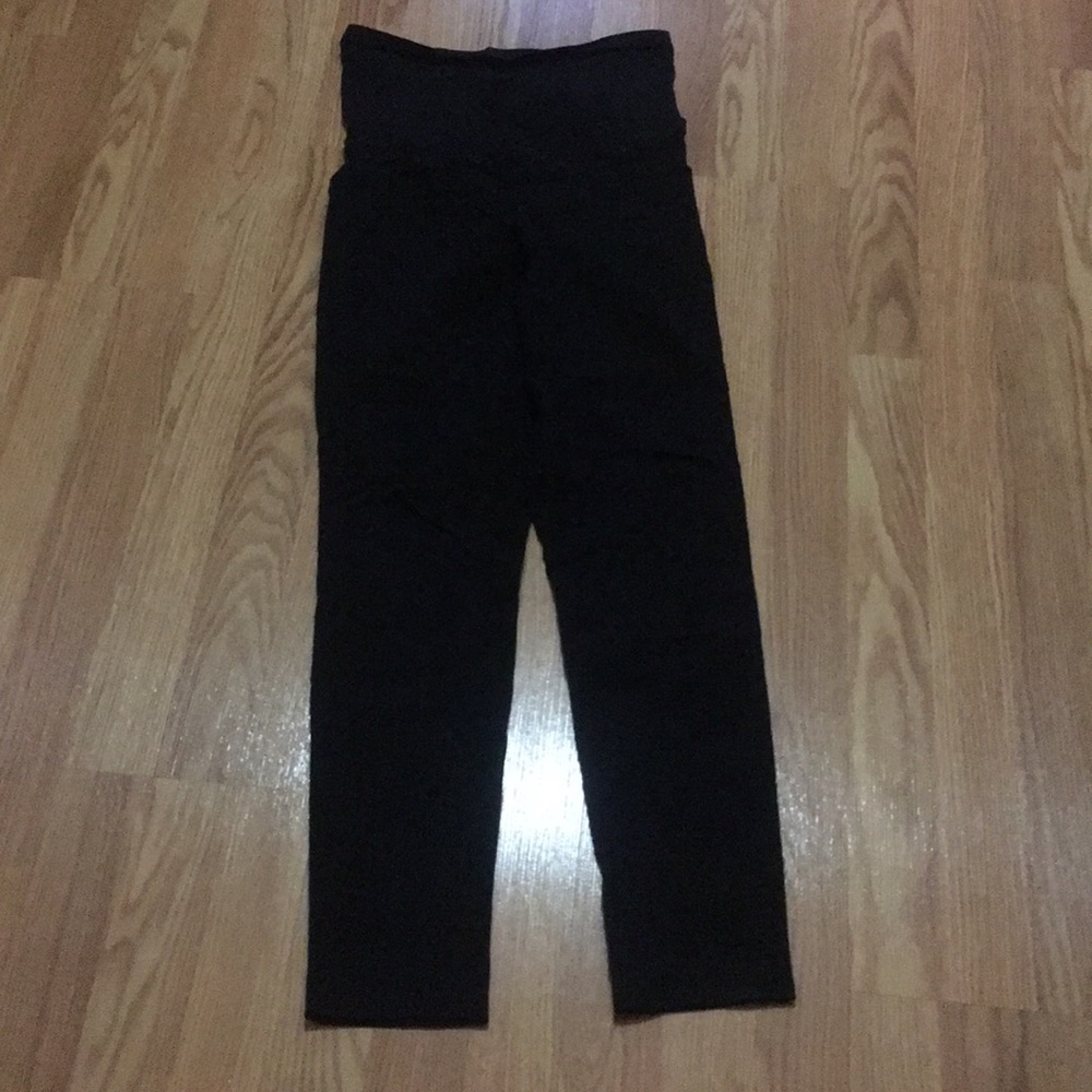 Black skinny leg work pants- Medium